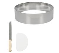 Coffret Pâtisserie "Tarte Tropézienne" 20cm Gris