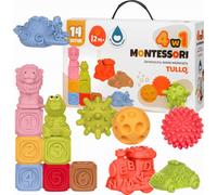 Coffret pédagogique Montessori : Blocs sensoriels & véhicules