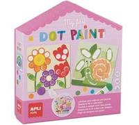 Coffret peinture - 6 tampons + 6 dessins - Enfant - Dès 3 ans - Jeu d'éveil - Apli