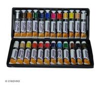 Daler Rowney - 123900024 - Kit De Loisirs Créatifs - Ensemble De 24 Couleurs Acryliques Graduate De 22 Ml