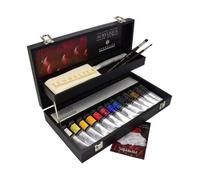 Sennelier Kit de peinture acrylique extrafine dans un coffret en bois