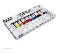 Coffret peinture acrylique - Pébéo Studio Acrylic 20 ml- 10 tubes Multicolore G