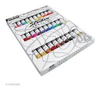 Pébéo Coffret peinture acrylique Studio Acrylic 30 tubes de 20 ml Multicolore