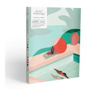 Coffret Peinture au numéro La Petite Epicerie Gouache Petit Pinceau St. Barthelemy par Léa Morichon