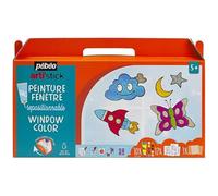 Coffret peinture fenêtre repositionnable Pébéo - Arti'stick - 10 x 75 ml