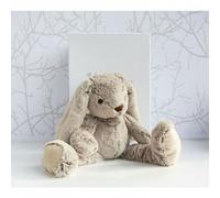 Coffret peluche Lapin Copains calins beige (50 cm)