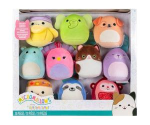 Coffret peluches miniatures - SQUISHMALLOWS - Micromallows - 10 pièces - 6 5 cm