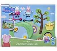 Coffret Peppa Cochon : Le Pique Nique + 9 Accessoires - 2 Figurines - Set Jouet Enfant Peppa Le Cochon Avec Carte Offerte