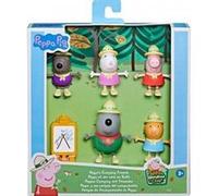 Coffret Peppa Pig : Peinture En Foret - 5 Figurines + 1 Accessoire - Set Jouet Enfant Peppa Le Cochon + Carte Offerte