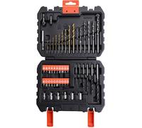 Coffret Perçage Et Vissage 50 Pièces Kit Complet Forets Et Embouts Pour Travaux De Bricolage