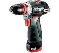 Metabo Perceuse-visseuse sans fil PowerMaxx BS BL 601721500 12 V 2 Ah Li-Ion avec 2 batteries
