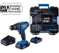 Coffret perceuse visseuse sans fil C-DTB74/2-X - 50Nm mandrin 13mm + 74 access - SCHEPPACH 20V IXES + 2 batteries 2Ah + chargeur