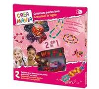 Coffret perles bois 2 en 1 Multicolore G