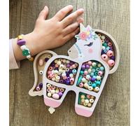 Coffret perles en bois Licorne Sycomore