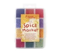 coffret perles rocailles 12 couleurs - Spice market -