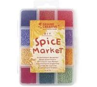 coffret perles rocailles 12 couleurs - Spice market -
