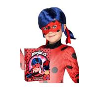 Coffret Perruque Et Masque Enfant Ladybug Miraculous - Multicolore - Taille Unique