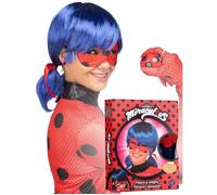 Coffret perruque et masque Ladybug adulte