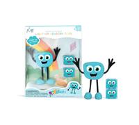 Coffret personnage Blair et cubes lumineux bleus Glo Pals