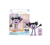 Glo Pals Personnage Lumi Jouet de bain sensoriel lumineux activé par l'eau + 2 cubes lumineux réutilisables. Jouet de bain sensoriel pour enfants Cadeau pour garçons et filles de 3 ans et plus (Lumi -