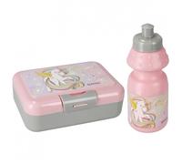 Coffret petit-déjeuner Licorne pour fille, bouteille d'eau + boîte petit-déjeuner