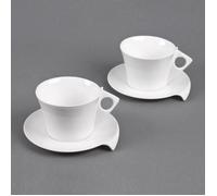 Coffret petit-déjeuner - TABLE PASSION - Libra - 2 pièces - Blanc - Compatible lave-vaisselle