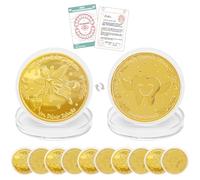 Coffret Petite Souris pour Enfants,10 Pièces + Lettre + Certificat Fée des Dents, Souvenir Dent de Lait, Cadeau Petite Souris Fille Garçon