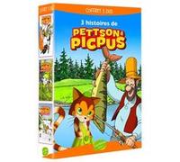 Coffret 3 Dvd : Pettson Et Picpus En Hiver + Pettson Et Picpus Racontent Des Histoires + Pettson Et Picpus Et Le Lutin De Noêl - Pack
