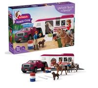 Schleich Camion jumelé avec Grande remorque à Chevaux