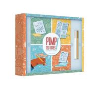 Coffret pimp tes vitres + 4 planches + 4 grands decors + 2 feutres - Collectif - Hugo Image - Coffret - Jeux livres objets