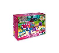 Coffret Pinypon Camping Car Familial + 2 Figurines + Accessoires - Van Aventure, Vacances - Set Mini poupee vehicule + Carte
