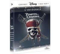 Coffret Pirates des Caraïbes L'Intégrale 1 à 5 Blu-ray E