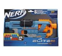 Coffret pistolet nerf commander + 12 flechettes en mousse - set jouet garçon et 1 carte tigre - nouveauté