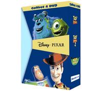 Coffret Pixar 4 DVD : Monstres & Cie / Toy Story / Toy Story 2 / 1001 Pattes