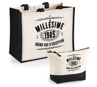 Coffret - PLANETEE - 1985 Millésime Grand Cru - Jute & coton - Fabriqué en France - Impression DTF HD
