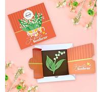 Coffret Plaque Muguet en Chocolat de Fabrication Artisanale | 1er Mai, Printemps