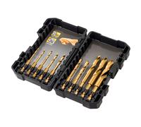 Coffret plastique de 10 forets métal HSS-Tin pour visseuses à chocs - DT50050-QZ - DEWALT