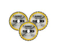 Lot de 3 lames de scie circulaire Ø216 mm - DEWALT DT1962-QZ