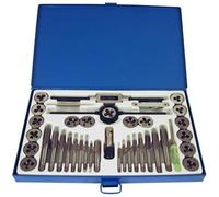 Coffret plastique taraud filière - TECH-IT - 40 pièces - Bleu