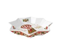 COFFRET PLAT FORME ETOILE D25CM EN PORCELAINE