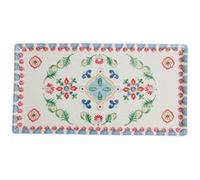 Coffret plat rectangulaire Donna - - Décoré - Porcelaine