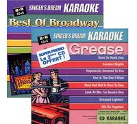 Coffret Play-Back Karaoké Grease & Best of Broadway
