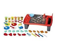 Coffret Play Doh Super Barbecue Grill 40 Pieces (Pots Pate A Modeler, Table Jeu, Accessoires) - Set Jouet Creations + Carte