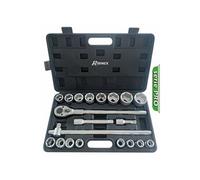 Coffret poids lourd 21 pièces à douilles 6 pans - - PRKOUT21PL