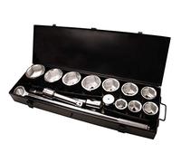 COFFRET POIDS LOURDS CARRE 1 POUCE - DOUILLES 6 PANS 36 A 80 MM