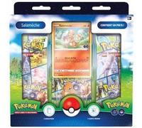 Coffret pokémon 3 boosters et pin's salamèche - carte a collectionner pokémon version française