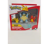 Pokémon – Pack de 3 figurines Évoli, Palarticho et Dracaufeu Multicolore G