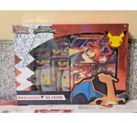 COFFRET POKEMON CELEBRATIONS 25 ANS DRACAUFEU V DE PETER NEUF SCELLE FR 2011