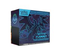 Coffret Pokémon dresseur d'Elite ME02 Méga-Évolutions - Flammes Fantasmagoriques Carte A Collectionner Française + 1 Carte Tigre