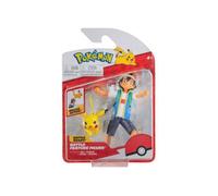 Coffret Pokemon Figurine Sacha 12 Cm Avec Pikachu - Figurine Deluxe Action : Fonction De Combat - Pokemon Jaune - Jouet Garcon